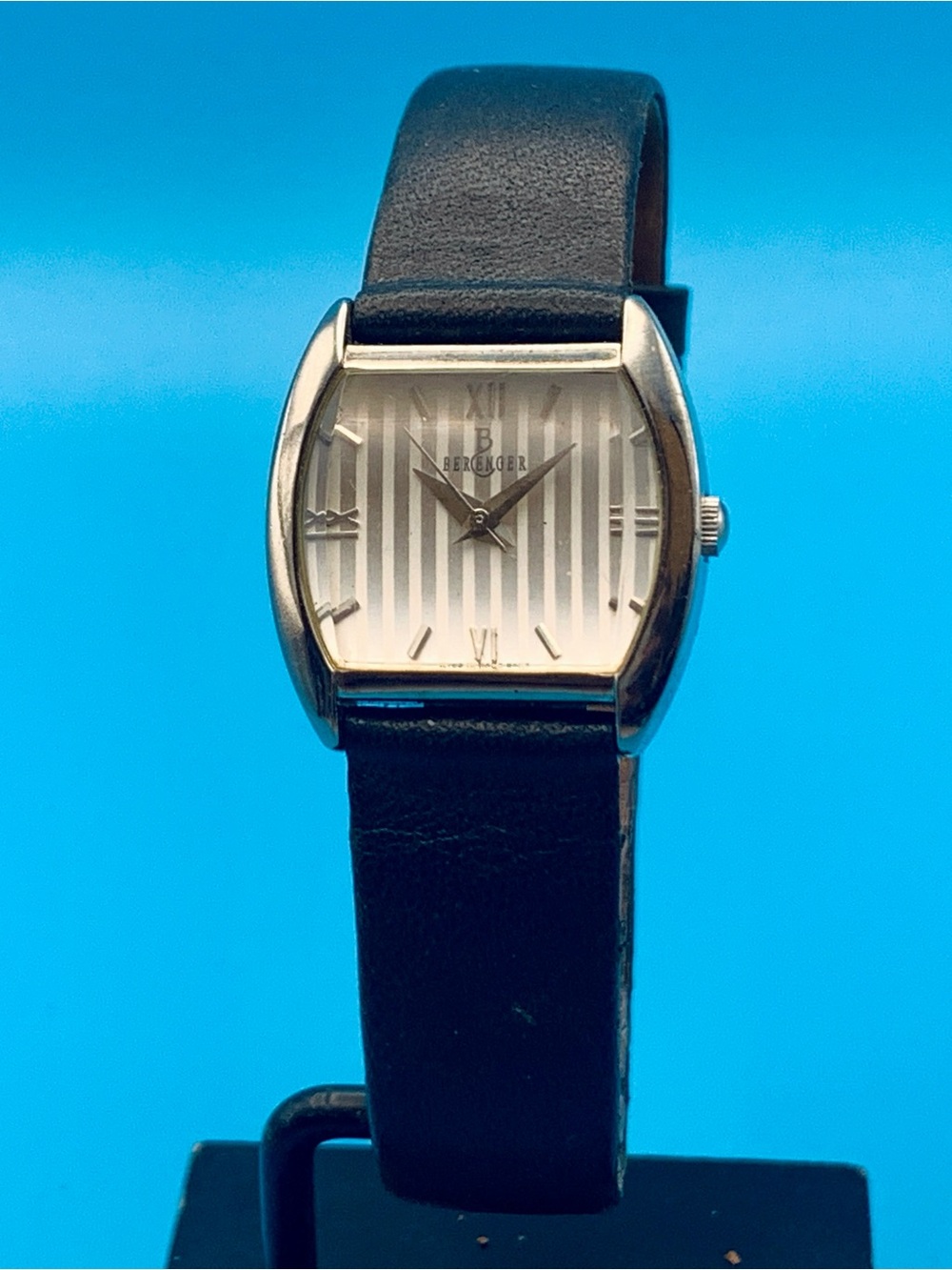 BERENGER Women’s Vintage Wristwatch Solid Brass Case PNP Plated Working New Batt